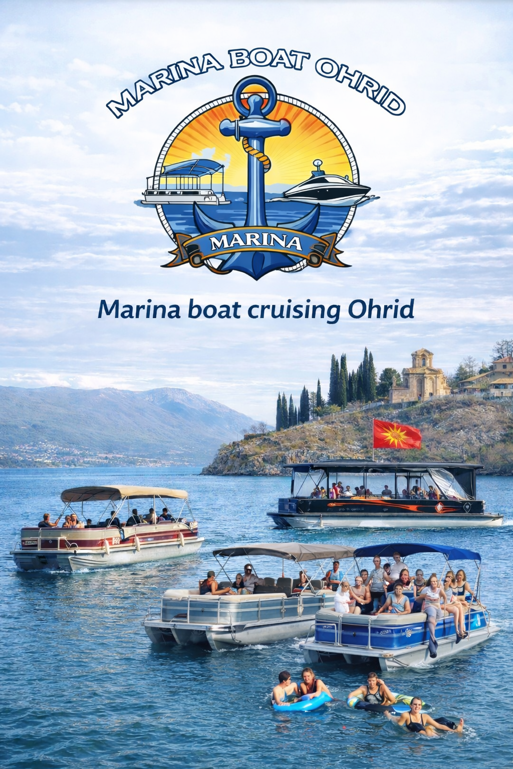 Marina Boat Cruising Ohrid